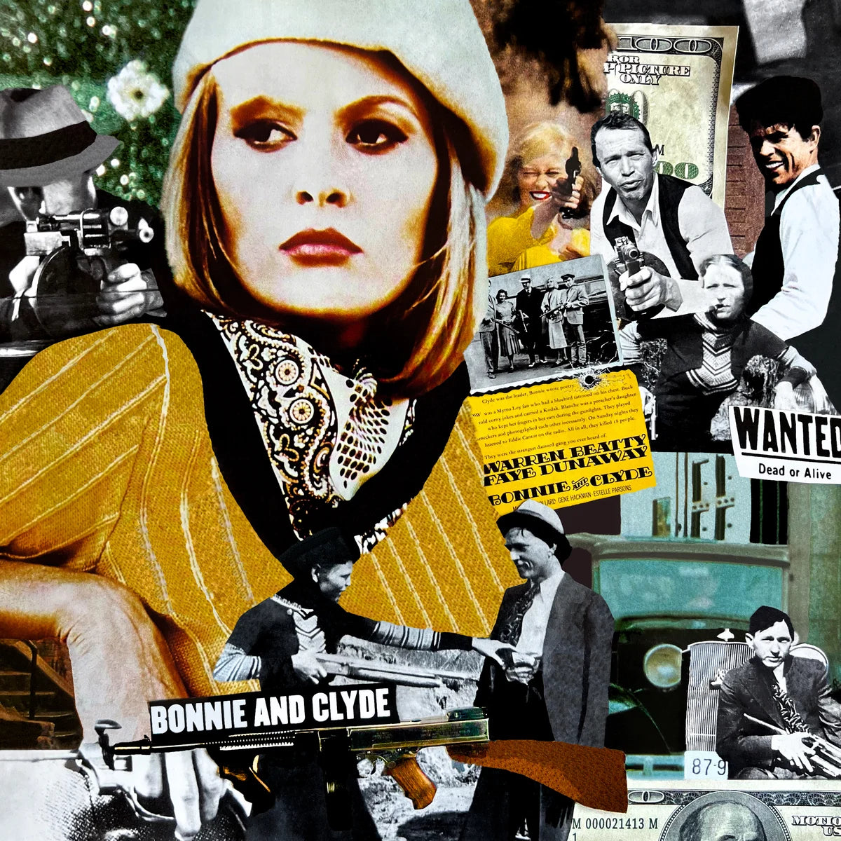 Bonnie & Clyde - Collage Misfit