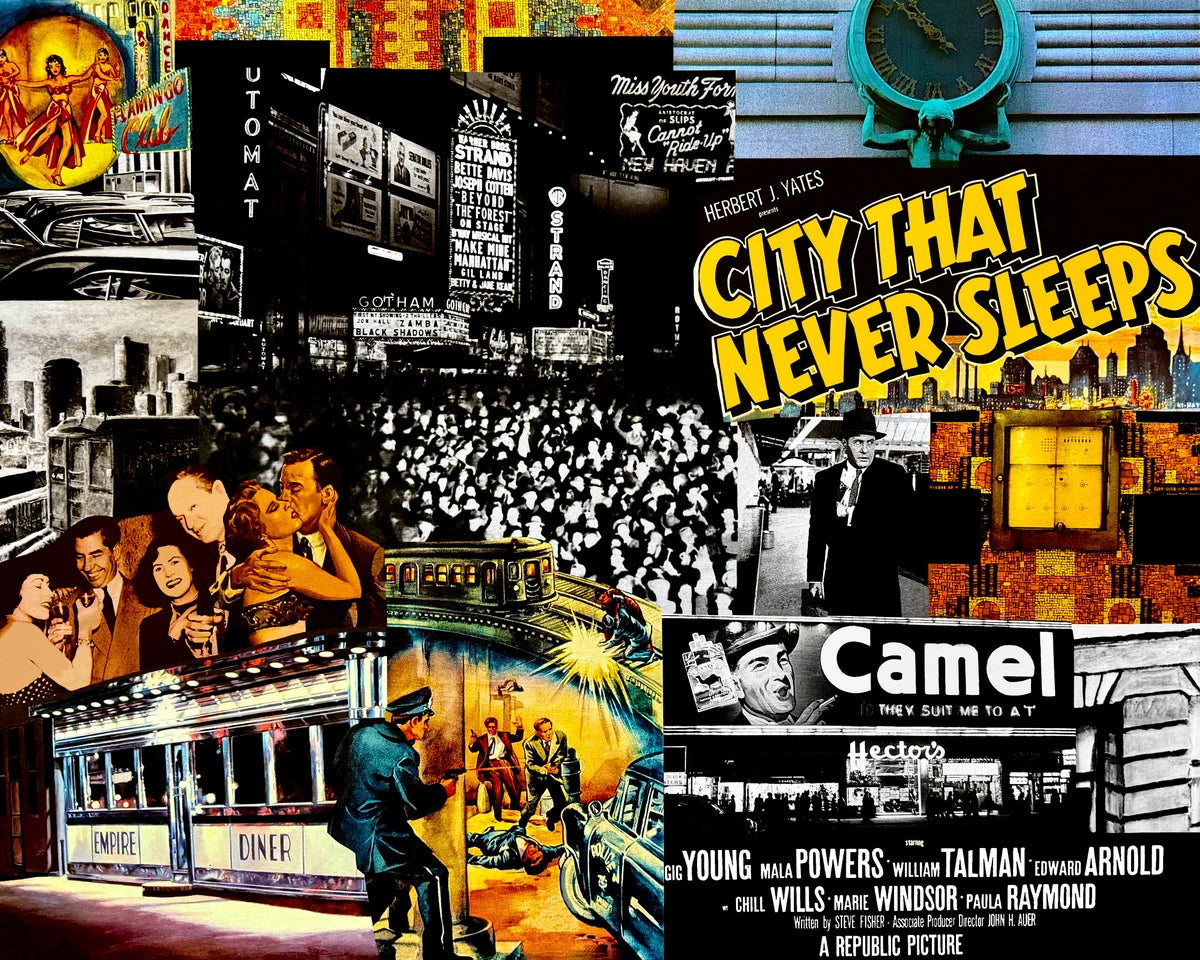 City That Never Sleeps - Collage Misfit