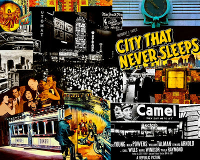 City That Never Sleeps - Collage Misfit