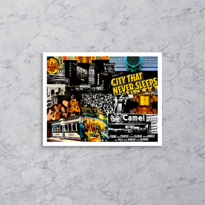 City That Never Sleeps - Collage Misfit