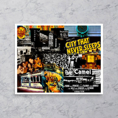 City That Never Sleeps - Collage Misfit